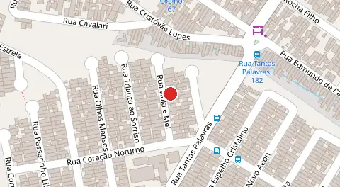 Mapa da localização