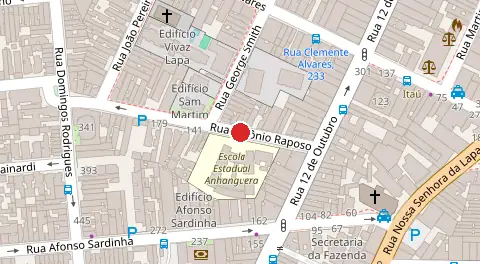 Mapa da localização