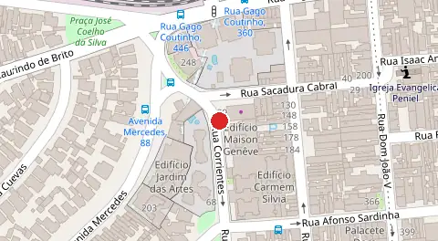 Mapa da localização