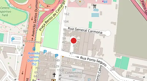 Mapa da localização