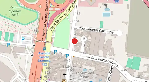 Mapa da localização