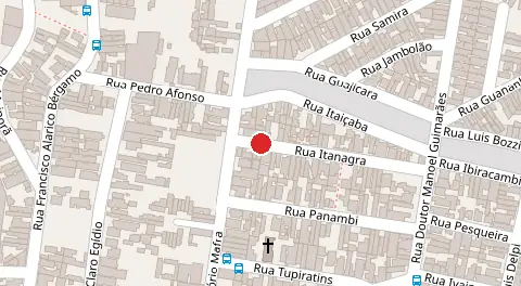 Mapa da localização