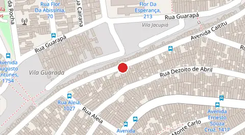 Mapa da localização