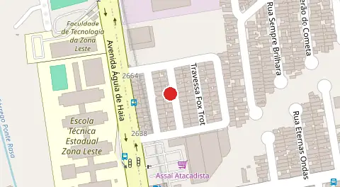 Mapa da localização