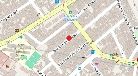Mapa da localização
