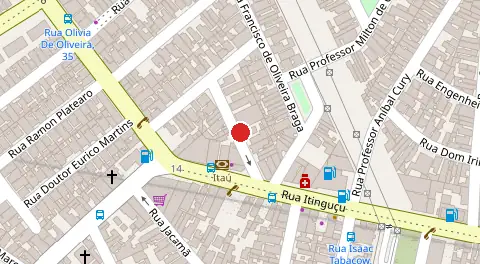 Mapa da localização