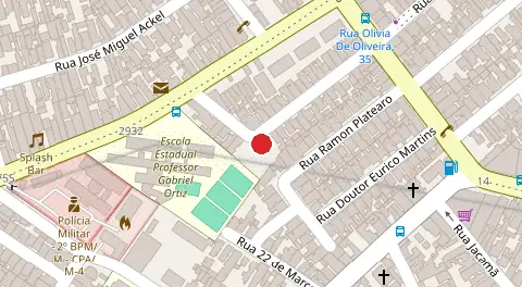 Mapa da localização