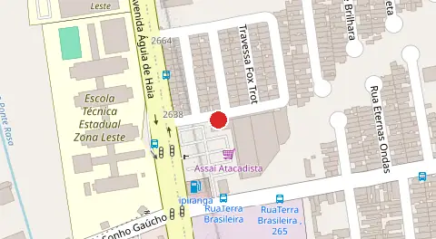 Mapa da localização