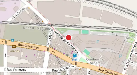 Mapa da localização