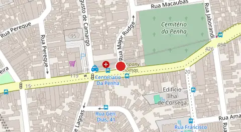 Mapa da localização