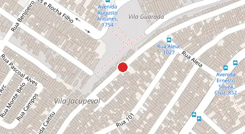 Mapa da localização