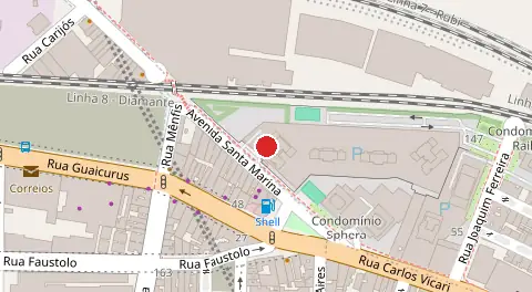 Mapa da localização