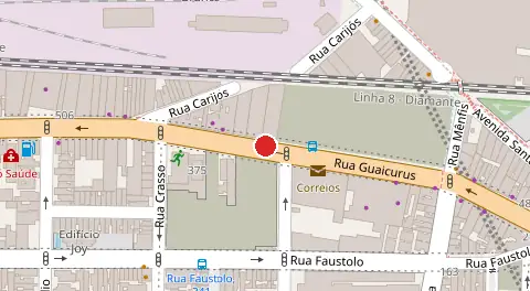 Mapa da localização