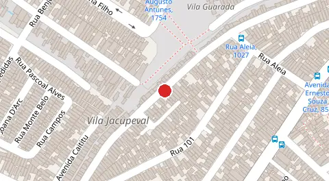 Mapa da localização