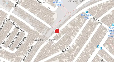 Mapa da localização