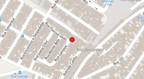 Mapa da localização
