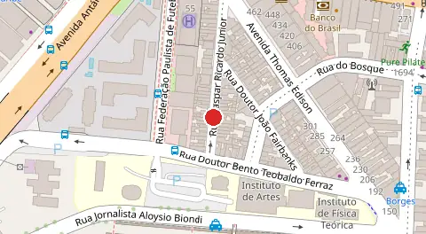 Mapa da localização