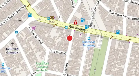 Mapa da localização