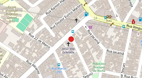 Mapa da localização