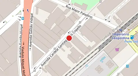 Mapa da localização