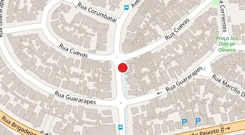 Mapa da localização
