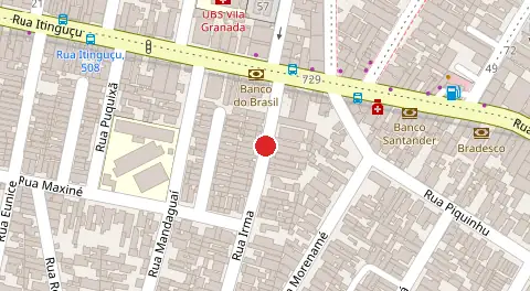 Mapa da localização