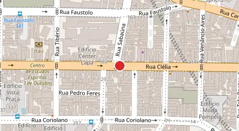 Mapa da localização