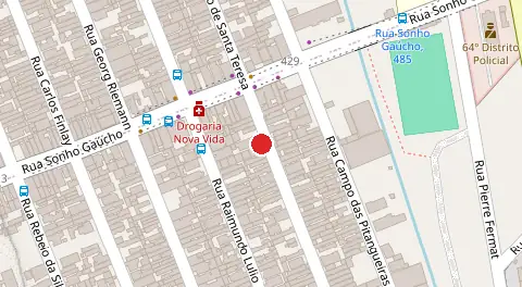 Mapa da localização