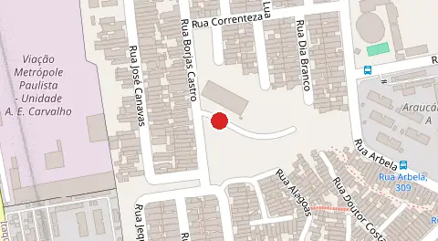 Mapa da localização