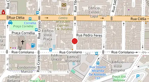 Mapa da localização