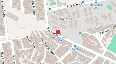 Mapa da localização