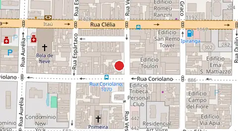 Mapa da localização