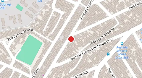 Mapa da localização