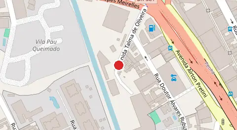 Mapa da localização