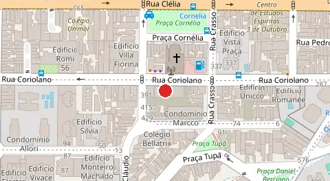 Mapa da localização