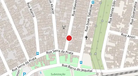 Mapa da localização