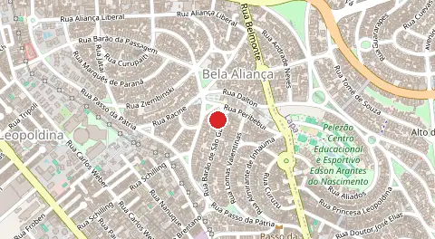 Mapa de Vila Leopoldina