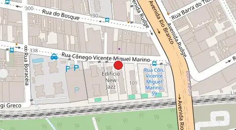 Mapa da localização