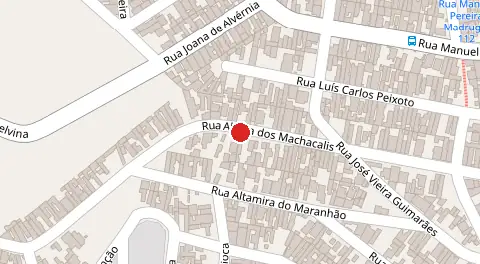Mapa da localização