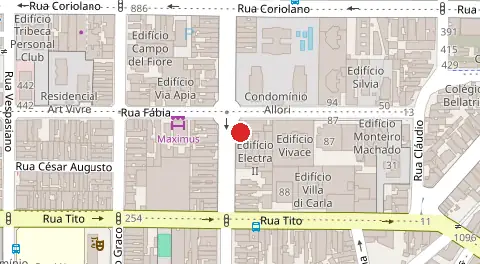 Mapa da localização