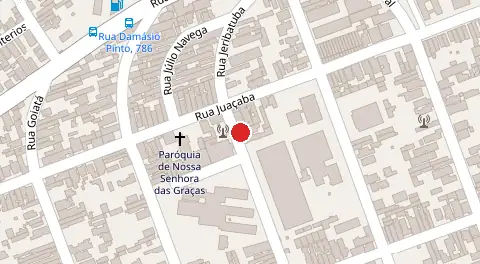 Mapa da localização