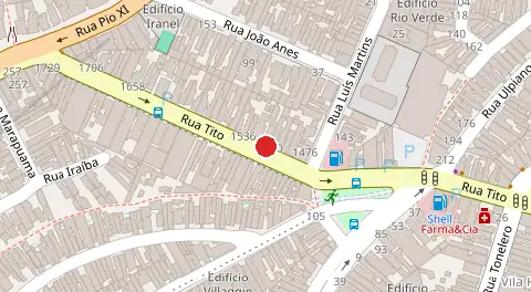 Mapa da localização