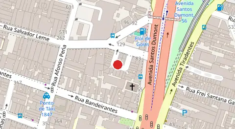 Mapa da localização