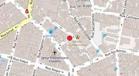 Mapa da localização
