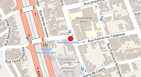 Mapa da localização