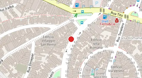 Mapa da localização