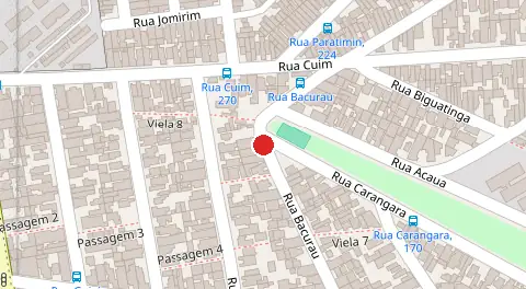 Mapa da localização