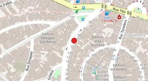 Mapa da localização