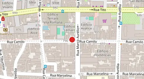 Mapa da localização