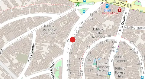 Mapa da localização